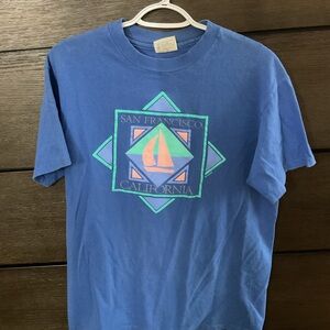 adidas Blue San Francisco Graphic Tee